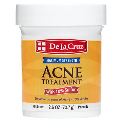 Pomada de azufre antiacne (73,7g) - DE LA CRUZ - Made USA
