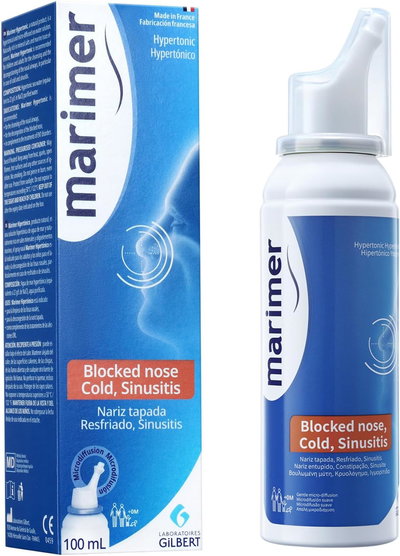 Spray nasal marino hipertonico - MARIMER - Made FRANCIA