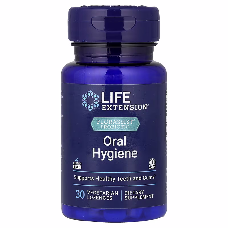 Probiótico Higiene bucal - LIFE EXTENSION -30 caps- Made USA
