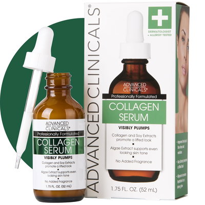 Serum facial Colageno - ADVANCED CLINICALS - 52 ml- Made USA