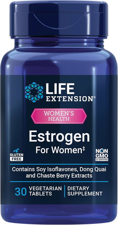 Estrógeno para mujeres - LIFE EXTENSION -  Cápsulas - Made USA