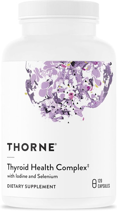 Soporte Tiroides Yodo y selenio- THORNE - 120 caps- Made USA