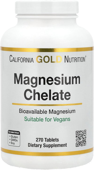 Magnesio + Calcio - CALIFORNIA GOLD - Made USA