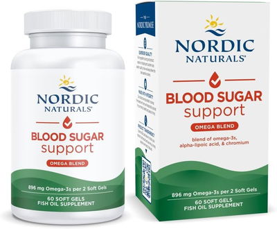 Blood Sugard Support Omega - Nordic Naturals- caps- Mada USA