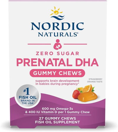 Prenatal DHA Sin azúcar - Gomitas- NORDIC NATURALS- Made USA