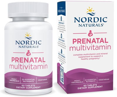 Multivitamínico prenatal - NORDIC NATURALS - Cápsulas - Made USA