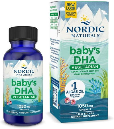 Omega  vegetariano- Bebés- Gotas- NORDIC NATURALS - Made USA