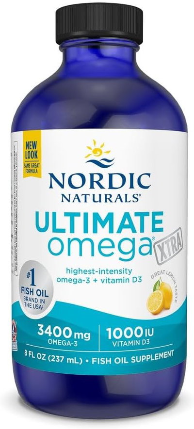 Omega3 3400mg XTRA Ultimate - NORDIC NATURALS - 237ml - USA