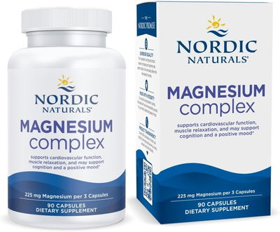 Magnesio Complex - NORDIC NATURALS - Cápsulas - Made USA