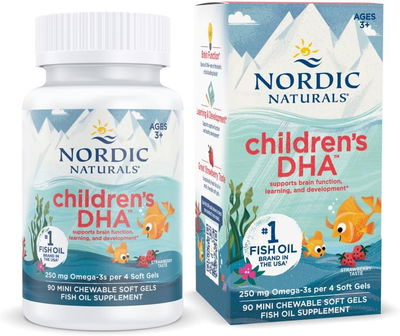 Omega Children 250mg - NORDIC NATURALS - Masticable - MADE USA