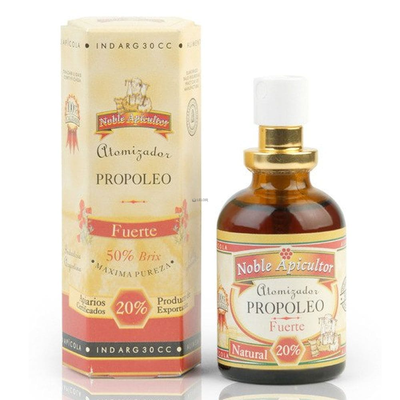 Atomizador de Propóleo Fuerte 20%. Antibiótico Bucal. 30 ml 