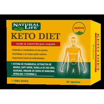 Keto Diet. Control de Peso. 30 capsulas.