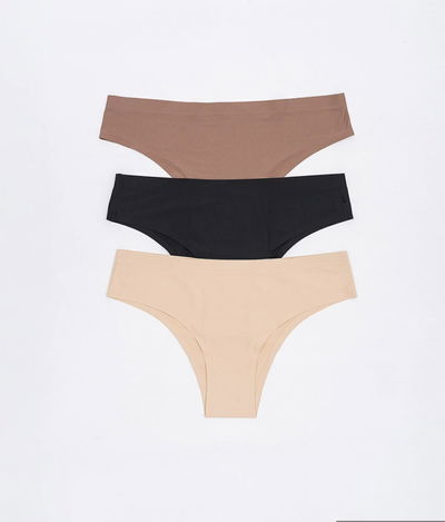 PACK X 3 VEDETINA NEGRO,CHOCO,NUDE