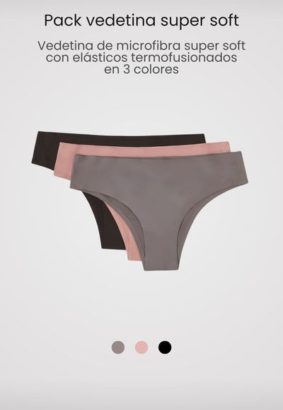 PACK COLOR VEDETINA SIN COSTURAS
