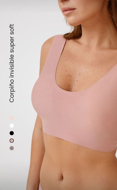 CORPIÑO SIN COSTURAS VARIOS COLORES 
