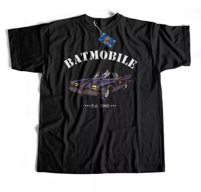 Remera De Batimovil - Batman Adam West 1966 Dc Comics