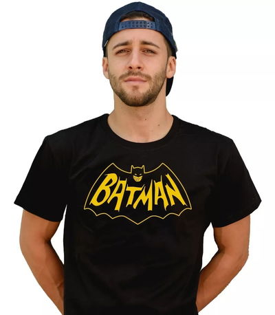 Remera Logo Batman Del 66 Adam West