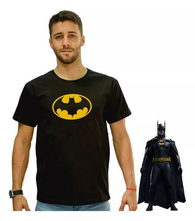 Remera Batman Logo De Michael Keaton Dc Comics