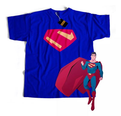 Remera Mis Aventuras Con Superman Dc Comics