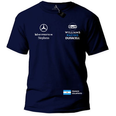 Remera Franco Colapinto Formula 1 williams