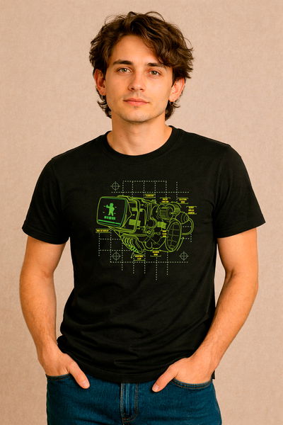 Remera Fallout El Pip-Boy