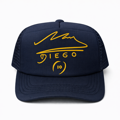 Gorra Trucker Firma El Diego Boca