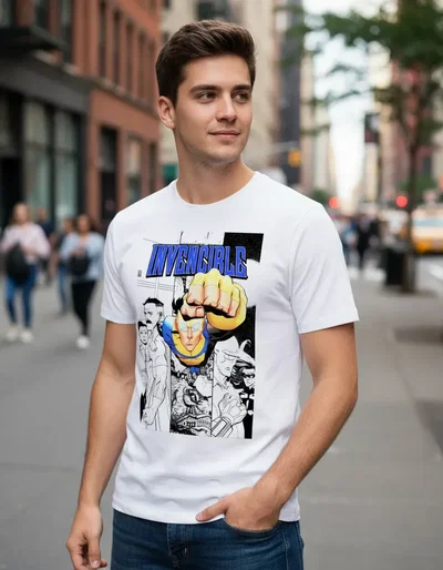 Remera Invencible | Serie Amazon Prime | Diseño Comic | 100% Algodón