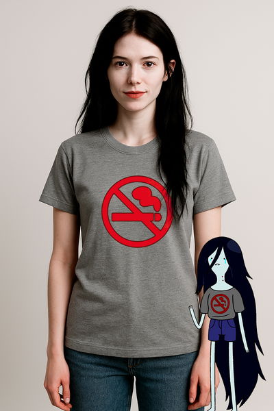 Remera No Fumar Marceline (hora De Aventura)