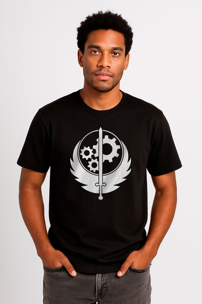 Remera Fallout Logo Hermandad Del Acero 