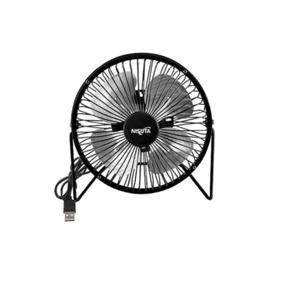 Ventilador USB Para Escritorio Negro