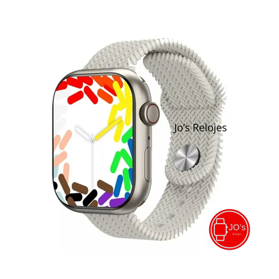 Smartwatch HK10 Pro Max Plateado - Triple Malla