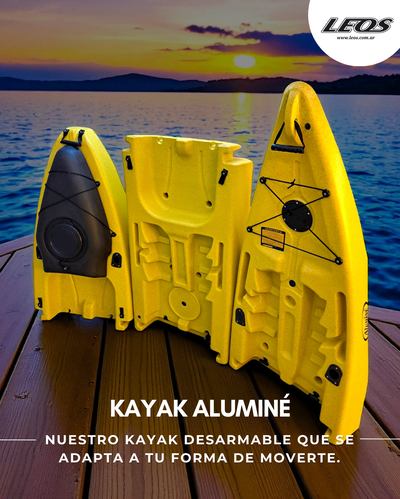 Kayak doble pesca FULL - Modelo Aluminé leoskayak