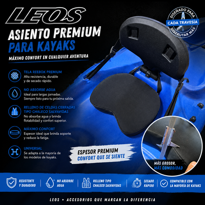 🚣♂️ NUEVO ASIENTO PREMIUM LEOS