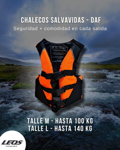 Chaleco Salvavidas Deportivo Daf Kayak - Sup 1° Calidad