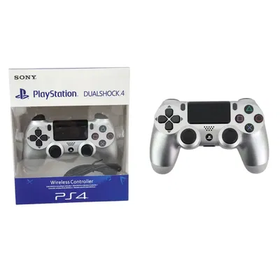 JOYSTICKS PARA PS4 INALAMBRICO COLOR (plateado)