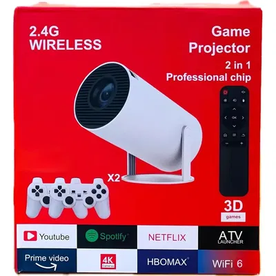 Proyector 2.4 W Y Consola Con + 500 c + Joysticks- 