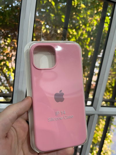 Silicone Case iPhone 14 Rosa