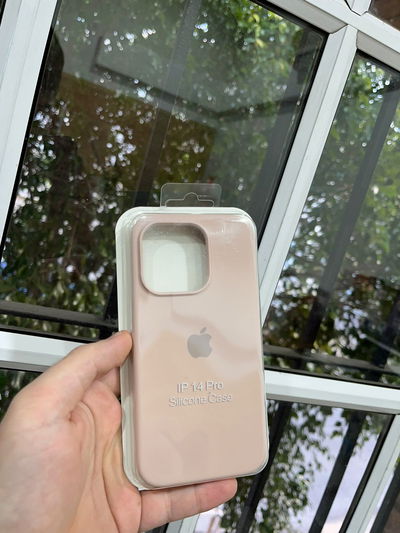 Silicone Case iPhone 14 Pro Piel