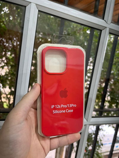 Silicone Case iPhone 13 Pro Rojo