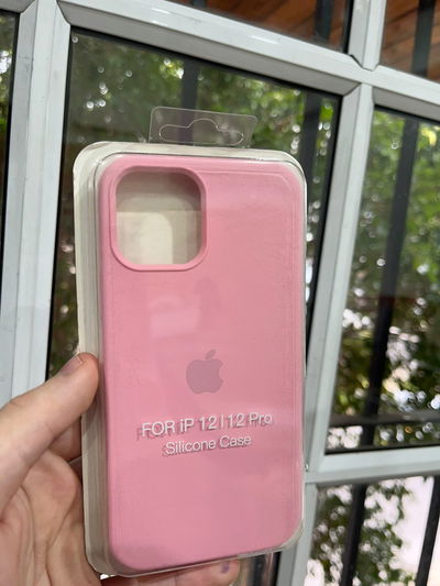 Silicone Case iPhone 12 Pro Rosa Claro