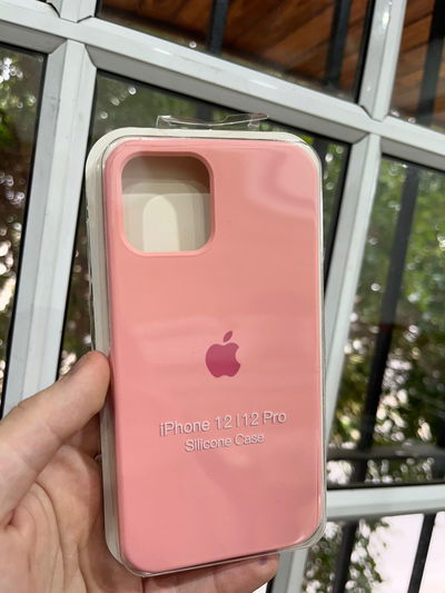 Silicone Case iPhone 12 Rosa