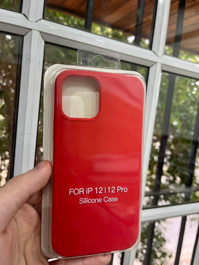 Silicone Case iPhone 12 Pro Rojo