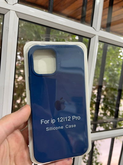 Silicone Case iPhone 12 Azul