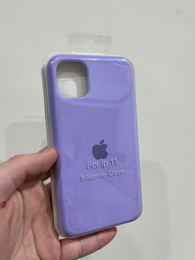 Silicone Case iPhone 11 Lila