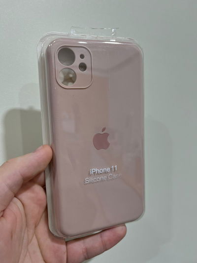 Silicone Case Con Cubre Cámara iPhone 11 Piel