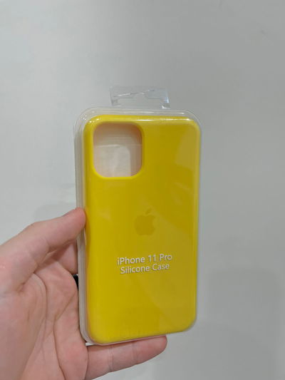 Silicone Case iPhone 11 Pro Amarillo