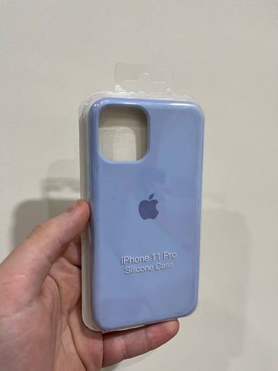 Silicone Case iPhone 11 Pro Celeste