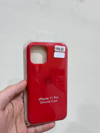 Silicone Case iPhone 11 Pro Rojo
