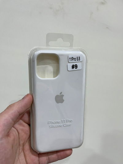 Silicone Case iPhone 11 Pro Blanco
