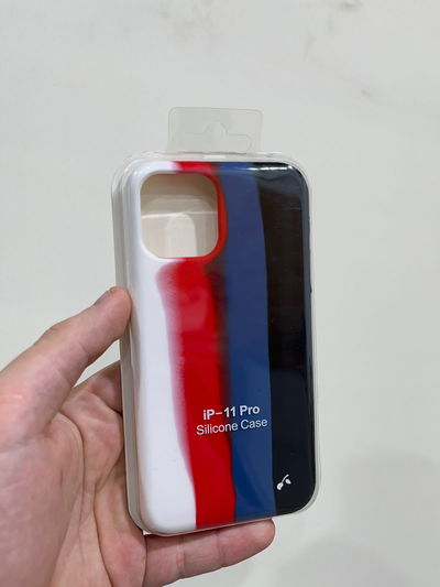 Silicone Case iPhone 11 Pro Rainbow